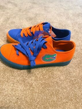 NWT Florida Gators NCAA - Orange & Blue Canvas Sneakers
